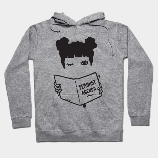 Feminist Agenda Hoodie by LadyMorgan